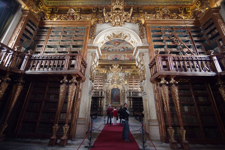 Biblioteca Joanina,Universidad de Coimbra, Portugal