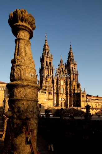Catedral de Santiago de Compostela, praza do Obradoiro, Galicia