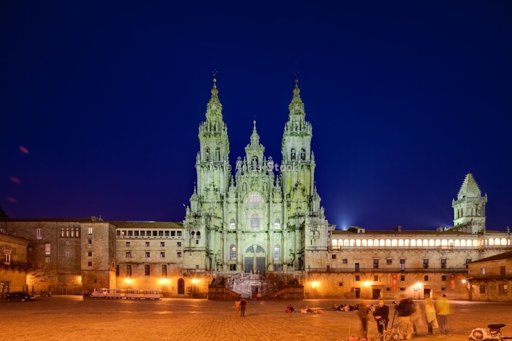 Catedral de Santiago, praza do Obradoiro, Galicia