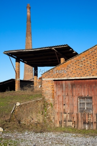 Fábrica abandonada, Canabal, Monforte de Lemos, Galicia