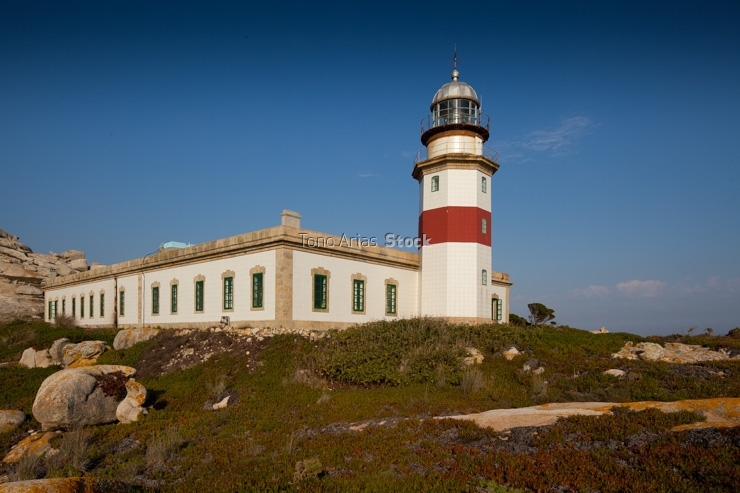 Faro Illa de Sálvora ría de Arousa, Galicia
