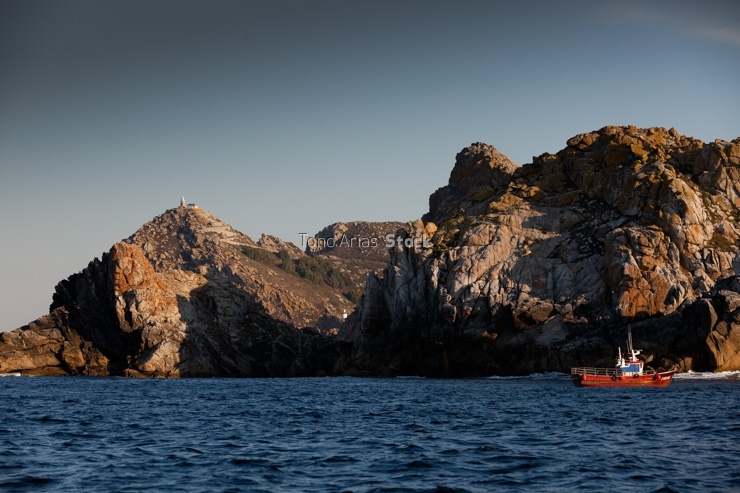 Faros de Monte Faro, e punta canabal ou faro do principe, Illas 