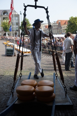 Feria del queso en Alkmart,Holanda,