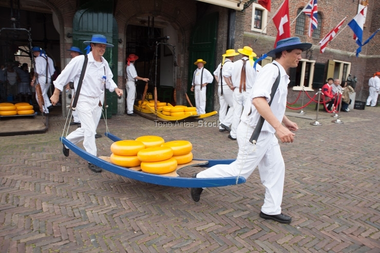 Feria del queso en Alkmart,Holanda,