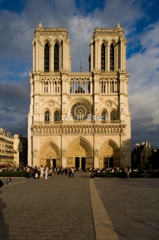 France, Paris, Notre-Dame Cathedral