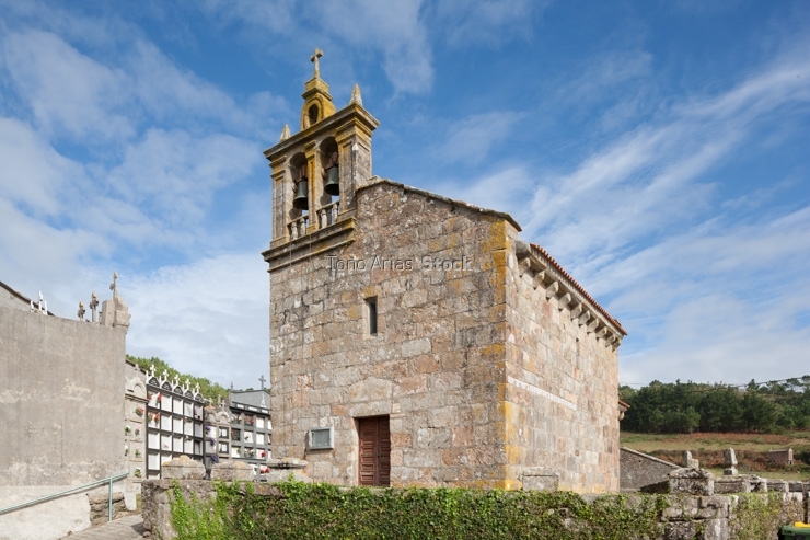 Igrexa de San Cristovo de Nemiña, Touriñán, Galicia