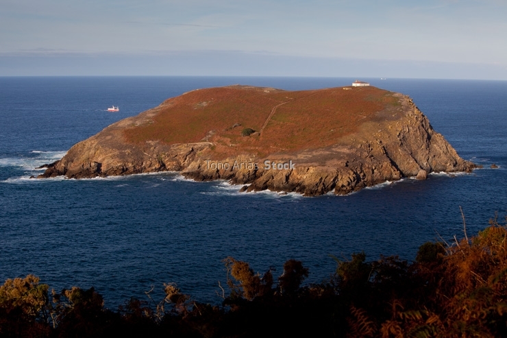 Illa Cuelleira, O Vicedo, provincia de Lugo, Galicia