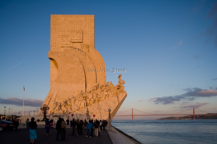 Monument to the Discoveries, Lisbon. Portugal