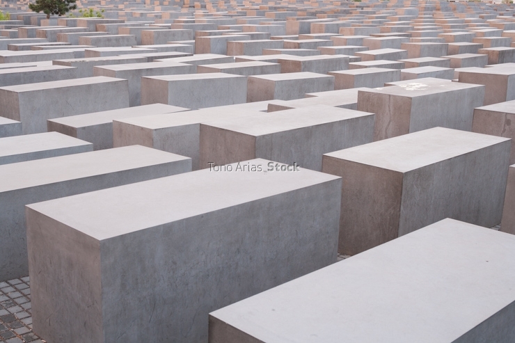 monumento memoria del holocausto por Peter Eisenman Berlín Alem