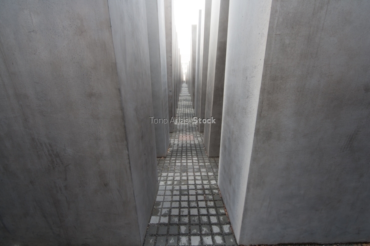 monumento memoria del holocausto por Peter Eisenman Berlín Alem