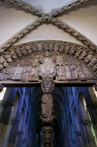 Pórtico da Gloria, Catedral de Santiago de Compostela, Galicia