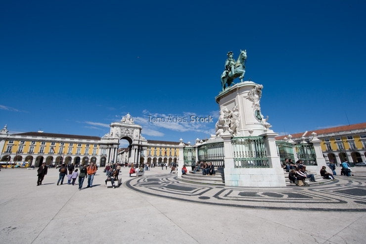 Praça do Comercio, Lisbon. Portugal