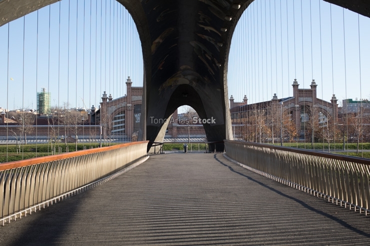 Puente sobre el río Manzanares, Madrid