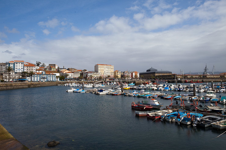 Puerto de Ferrol, provincia de A Coruña, Galicia