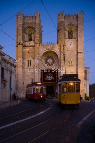 Sé cathedral, Lisbon. Portugal