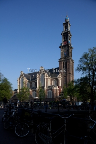 Westerkerk ,Prinsengacht, Amsterdam, Holanda