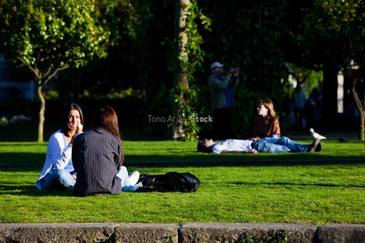 Alameda,Santiago de Compostela, Galicia, 