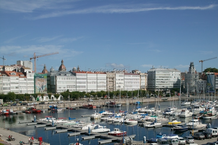 Avenida de Montoto, Dársena de La Marina. La Coruña, Galicia, 