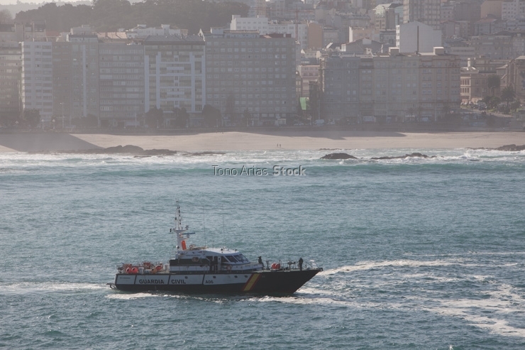 Barco de la Guardia Civil, A Coruña; Galicia