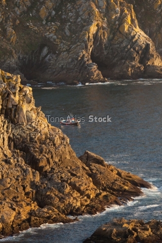 Barco de Pesca,Illas Cíes, Rias Baixas, Galicia