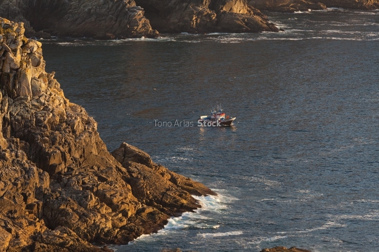 Barco de Pesca,Illas Cíes, Rias Baixas, Galicia