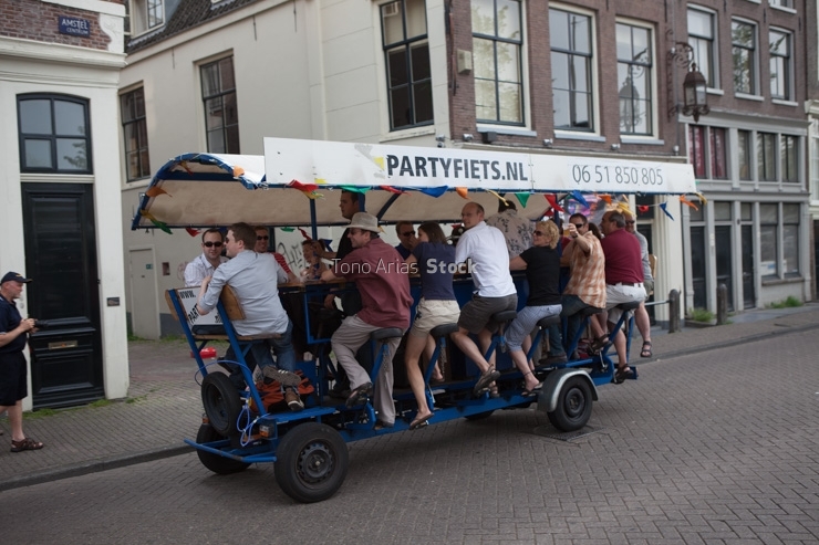 Bicicleta bar, Amsterdam, Holanda