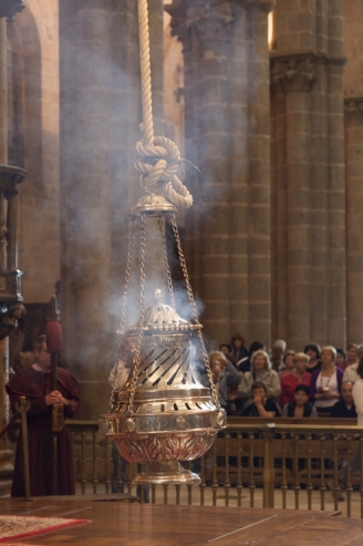 Botafumeiro, catedral de Santiago, Galicia