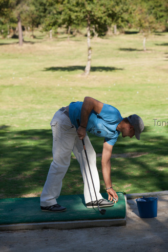 Campo de golf, A Estrada