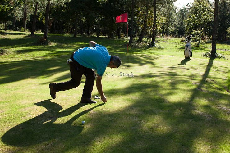 Campo de golf, A Estrada