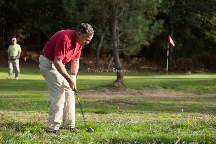 Campo de golf, A Estrada