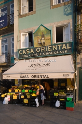 Casa Oriental, Tienda típica, Oporto, Portugal
