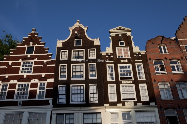 Casas típicas,Amsterdam, Holanda