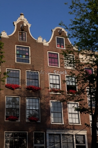 Casas típicas,Amsterdam, Holanda