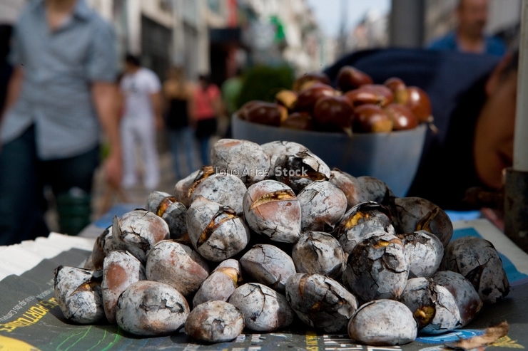 Castañas asadas, Porto, Portugal