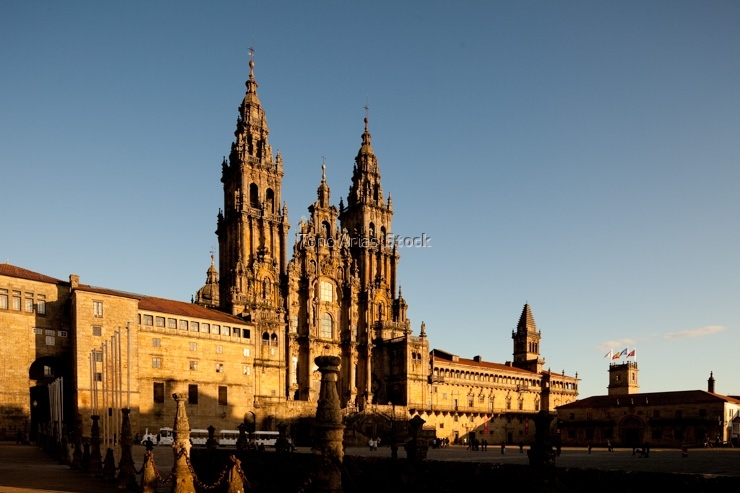 Catedral de Santiago de Compostela, praza do Obradoiro, Galicia