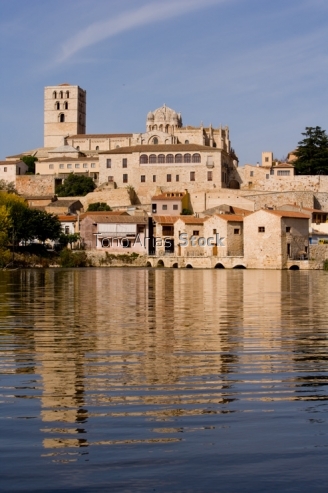 Catedral de Zamora, río Duero,Castilla y León