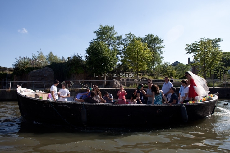 Celebrando una boda,Amsterdam, Holanda