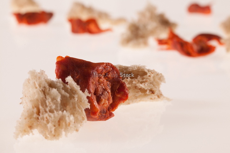 Chorizo con pan