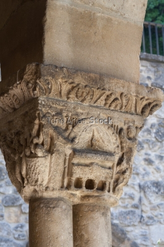 Claustro Iglesia San Pedro de la Rúa Estella Navarra
