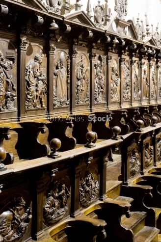 Coro,Catedral de Lugo, Galicia