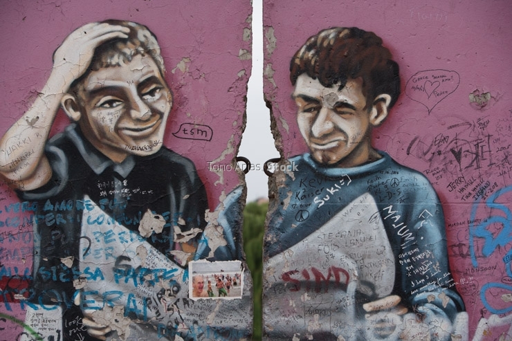 East Side Gallery Berlín Alemania