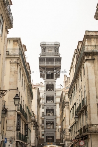 Elevador de Santa Justa, Lisboa, Portugal