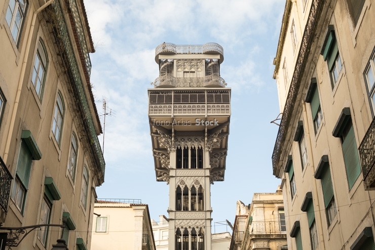 Elevador de Santa Justa, Lisboa, Portugal
