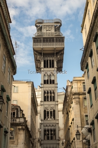 Elevador de Santa Justa, Lisboa, Portugal