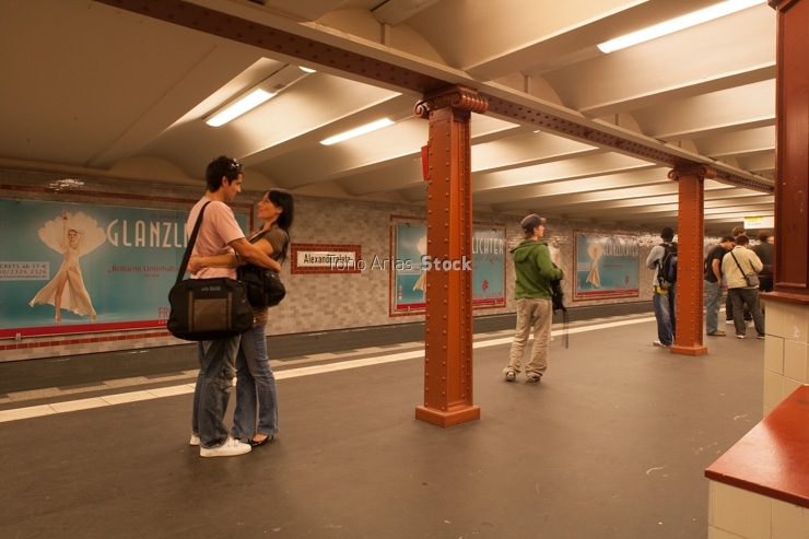 Estación de metro Berlín Alemania