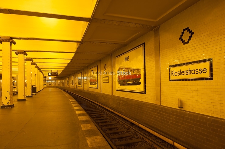 Estación de metro Berlín Alemania