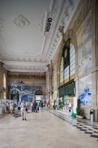 Estación de tren, São Bento, Porto, Portugal