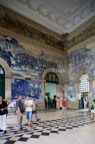 Estación de tren, São Bento, Porto, Portugal