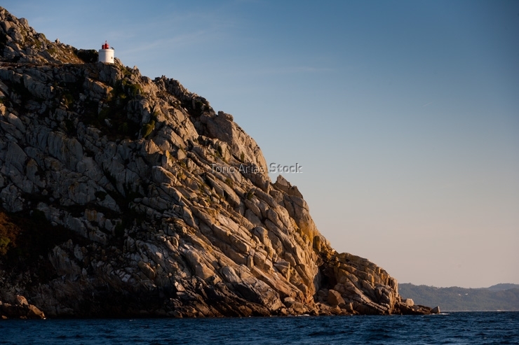 Faro Cabo de Vicos, Illas Cíes, Galicia