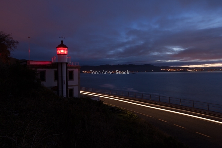 Faro cabo Rebordiño, Muros, Galicia